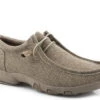 Roper Womens Khaki Tan Fabric Chillin Loafer Shoes -ROPER Shop 0902101913093