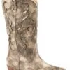 Roper Flextra Glitter Womens Grey Faux Leather Riley Cowboy Boots -ROPER Shop 0902115662580