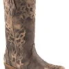 Roper Womens Vintage Beige Faux Leather Riley Triad Cowboy Boots -ROPER Shop 0902115662855