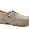 Roper Chukka Womens Tan Fabric Chillin Loafer Shoes -ROPER Shop 0902117912610