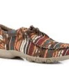 Roper Womens Multi Brown Fabric Chillin Aztec Loafer Shoes -ROPER Shop 0902117912699