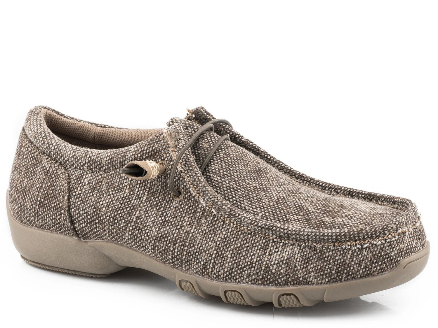 Roper Womens Brown Fabric Chillin Chukka Oxford Shoes 1 Roper Womens Brown Fabric Chillin Chukka Oxford Shoes