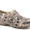 Roper Womens Tan Fabric Chillin Aztec Chukka Oxford Shoes -ROPER Shop 0902117912867