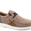 Roper Womens Brown Fabric Hang Loose Leopard Star Loafer Shoes 6 Roper Womens Brown Fabric Hang Loose Leopard Star Loafer Shoes -ROPER Shop 0902117933074