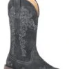 Roper Womens Black Faux Leather Riley Scroll 12In Cowboy Boots -ROPER Shop 0902119032714
