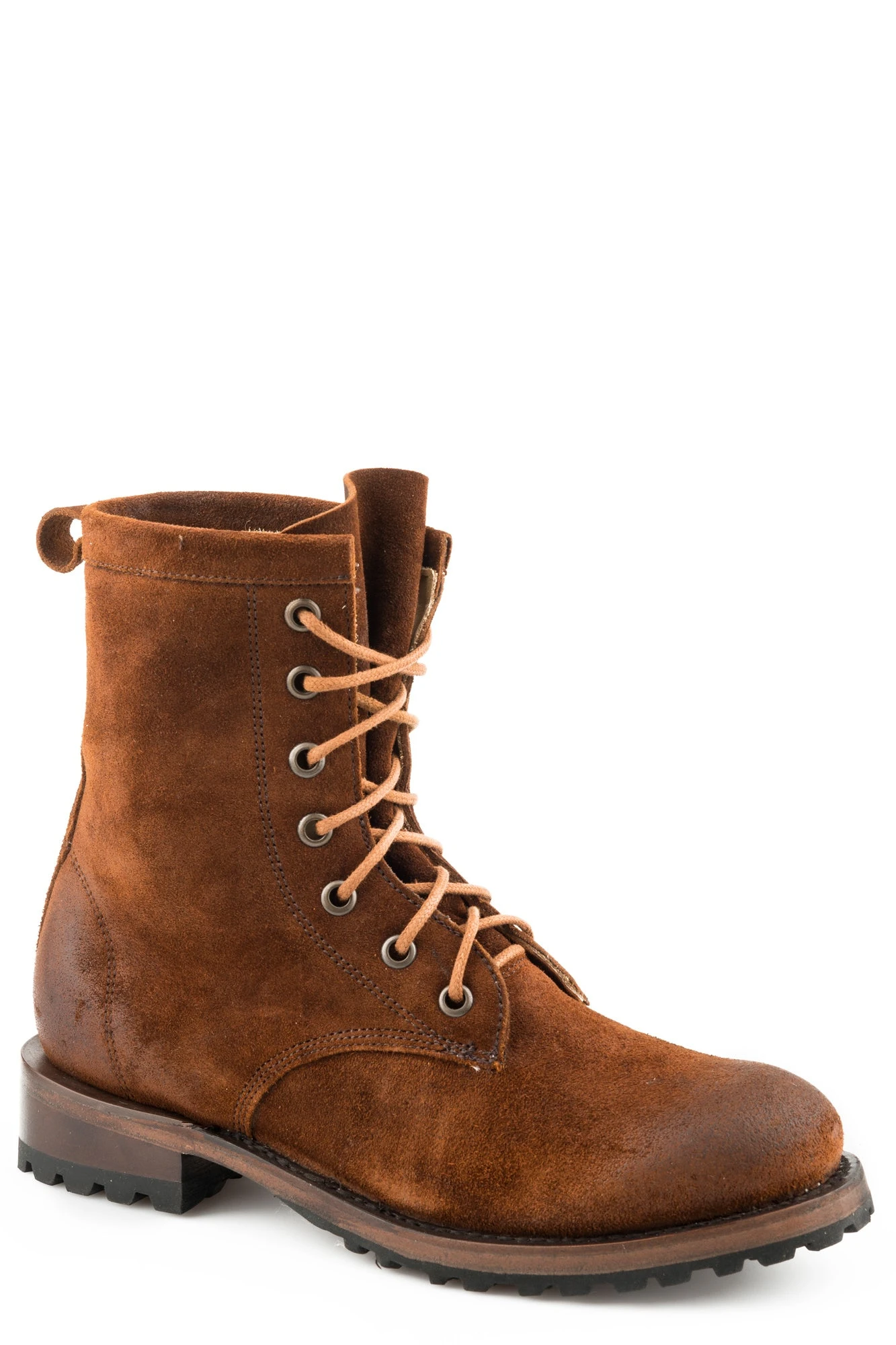 Stetson 7In Womens Oiled Brown Leather Sam Ankle Boots 1 Stetson 7In Womens Oiled Brown Leather Sam Ankle Boots