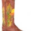 Stetson Tooled Cactus Womens Brown Leather Goldie Cowboy Boots -ROPER Shop 1202161051281