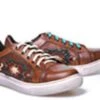 Tin Haul Womens Burnish Tan Leather Aztica Oxford Shoes -ROPER Shop 1402105006004
