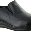 Mellow Walk Jamie Womens Black Leather Slip-On Shoes -ROPER Shop 4085 ce668d38 b343 4470 a238 9fc9b117a1b3