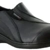 Mellow Walk Daisy Womens Black Leather Slip-On Shoes -ROPER Shop 424092 d26bef01 5ea2 4922 81ed 1df042b6bbe3