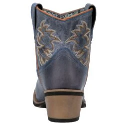 Laredo Womens Sapphyre Ankle Boots Leather Navy -ROPER Shop 51026 4