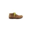 Ferrini Ladies Mocha/Lime Leather Rogue Moccasin Oxfords -ROPER Shop 63722 21 Rogue Mocha Lime Profile