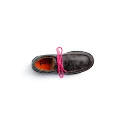 Ferrini Ladies Smokey Black Leather Rogue Moccasin Oxfords -ROPER Shop 63722 49 Rogue SmokyBlack Top