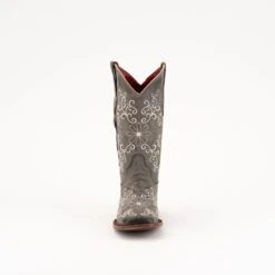 Ferrini Womens Smoke Leather Bella S-Toe Concho Cowboy Boots 8 Ferrini Womens Smoke Leather Bella S-Toe Concho Cowboy Boots -ROPER Shop 8229349 3