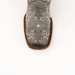 Ferrini Womens Smoke Leather Bella S-Toe Concho Cowboy Boots 10 Ferrini Womens Smoke Leather Bella S-Toe Concho Cowboy Boots -ROPER Shop 8229349 5