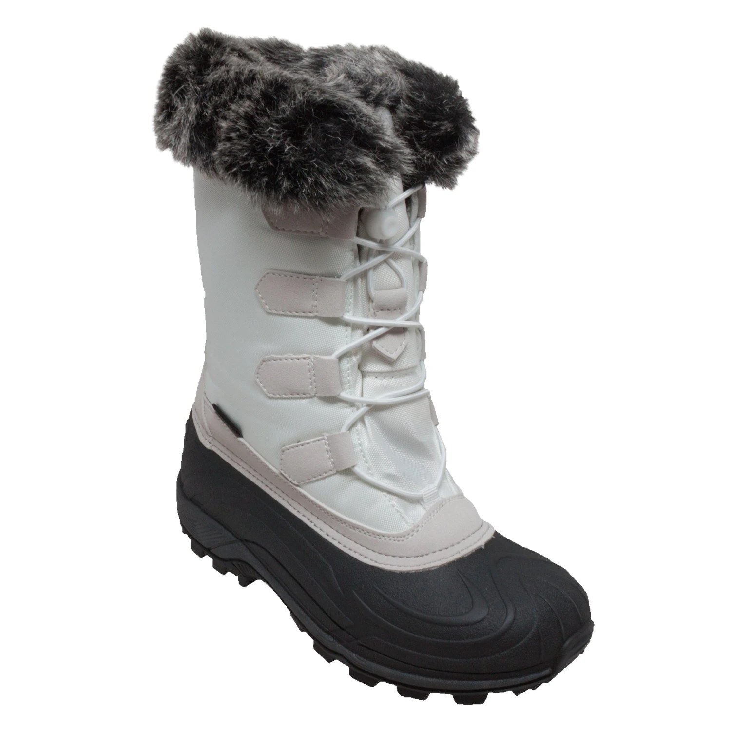 Winter Tecs Womens White Winter Boots Rubber 1 Winter Tecs Womens White Winter Boots Rubber