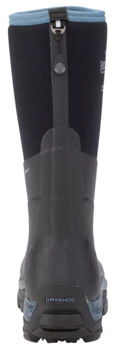 Dryshod Womens Arctic Storm Hi Black/Blue Neoprene Extreme-Cold Snow Boots -ROPER Shop ARS WH BL 005