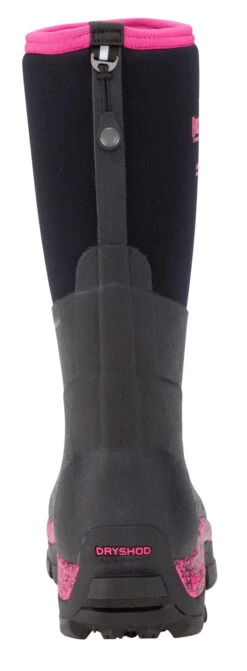 Dryshod Womens Arctic Storm Hi Black/Pink Neoprene Extreme-Cold Snow Boots -ROPER Shop ARS WH PN 005