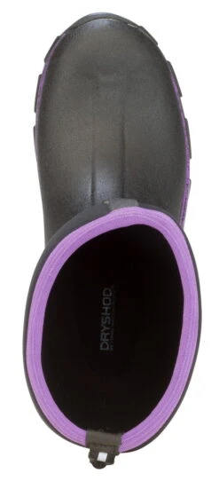 Dryshod Womens Arctic Storm Hi Black/Purple Neoprene Extreme-Cold Snow Boots -ROPER Shop ARS WH PP 008