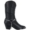 Dingo Womens Olivia Cowboy Boots Leather Black -ROPER Shop DI522 Black 1