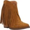 Dingo Womens Tangles Bootie Leather Mustard