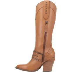 Dingo Womens Masquerade Cowboy Boots Leather Camel -ROPER Shop DI910 Camel 3