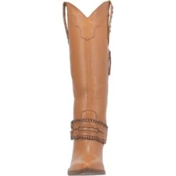 Dingo Womens Masquerade Cowboy Boots Leather Camel -ROPER Shop DI910 Camel 5