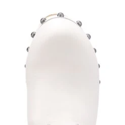 Dingo Womens Deadwood White Leather Studs Clogs Shoes 12 Dingo Womens Deadwood White Leather Studs Clogs Shoes -ROPER Shop DI917 White 6