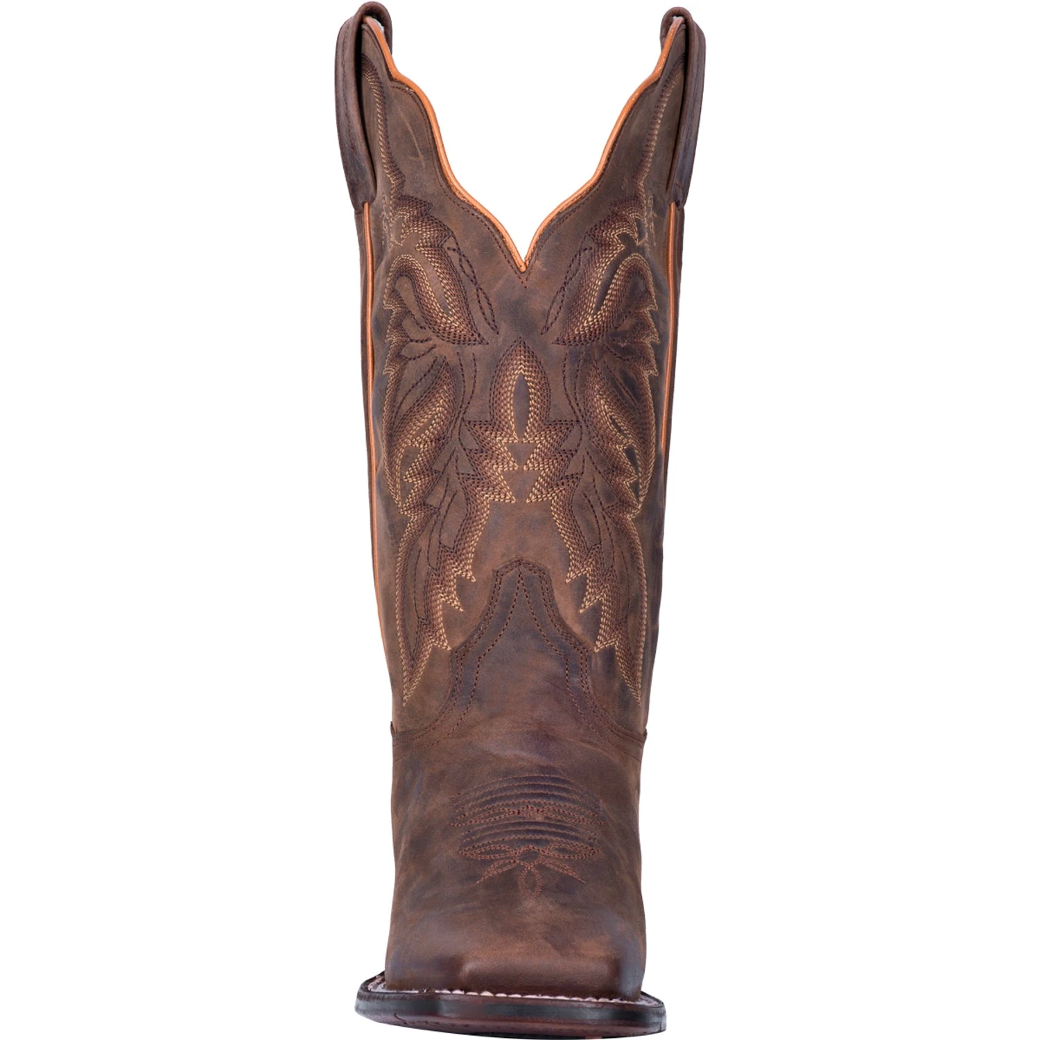 Dan Post Womens Tan Cowboy Boots Leather Square Toe 5 Dan Post Womens Tan Cowboy Boots Leather Square Toe - Image 5