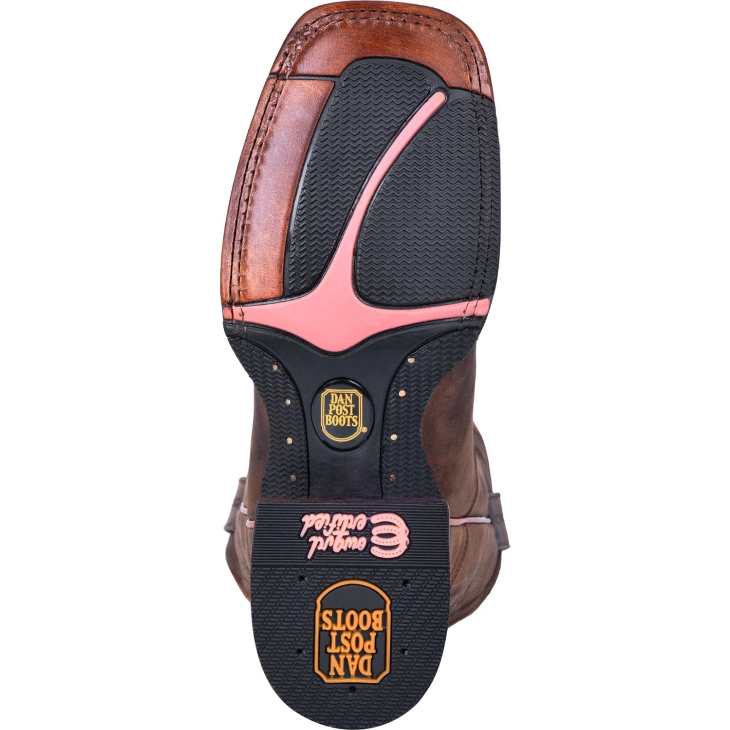 Dan Post Womens Tan Cowboy Boots Leather Square Toe 7 Dan Post Womens Tan Cowboy Boots Leather Square Toe - Image 7