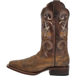 Dan Post Womens Sabina Cowboy Boots Leather Tan -ROPER Shop DP4645 3