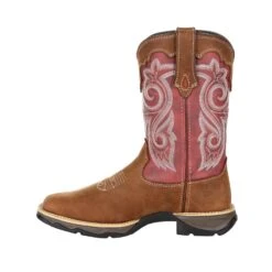 Durango Womens Briar/Rusty Leather Lady Rebel Cowboy Boots -ROPER Shop DRD0349 instep profile