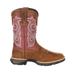 Durango Womens Briar/Rusty Leather Lady Rebel Cowboy Boots -ROPER Shop DRD0349 profile