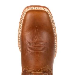 Durango Womens Chestnut Leather Arena Pro Western Cowboy Boots -ROPER Shop DRD0380 birdseye