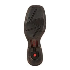 Durango Womens Saddle/Vintage Flag Leather Rebel Pro Cowboy Boots 12 Durango Womens Saddle/Vintage Flag Leather Rebel Pro Cowboy Boots -ROPER Shop DRD0393 outsole