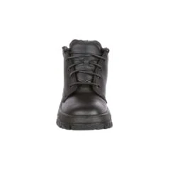 Rocky Boots Rocky Womens Black Leather TMC Public Service Chukka Boots -ROPER Shop FQ0005105 front square 1cad51bd 73e9 4d56 9515 745b966d549c