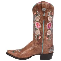 Macie Bean By Anderson Bean Womens Honey Leather Cowboy Boots Floral Multi 8.5 B -ROPER Shop FURMO AB M8012 3 41a25f36 347d 4f22 a4c7 228c204b298f