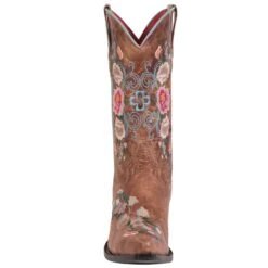 Macie Bean By Anderson Bean Womens Honey Leather Cowboy Boots Floral Multi 8.5 B -ROPER Shop FURMO AB M8012 4 b18f7d1f 114c 4cf6 90dc dbbff122c8bc