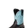 Justin Womens Aqua Blue Leather Western Boots 8in Gypsy Black -ROPER Shop JBC L9905 LF a47a6962 27e8 4fe6 b7ff 42494254fc95