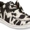 Justin Sneakers Womens Cowhide Print Hazer Canvas Slip-On Shoes -ROPER Shop JST 001 JL172