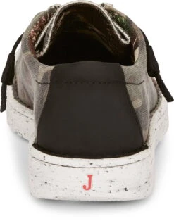 Justin Oxfords Womens Brown Camo Hazer Canvas Sneaker Shoes 10 Justin Oxfords Womens Brown Camo Hazer Canvas Sneaker Shoes -ROPER Shop JST 006 JM316