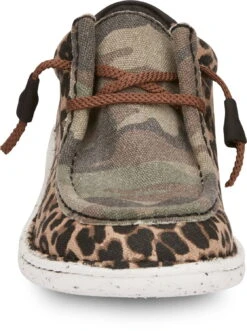 Justin Sneakers Womens Leopard Print Camo Hazer Canvas Slip-On Shoes -ROPER Shop JST 008 JL171
