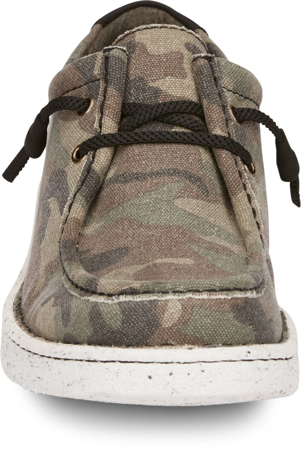 Justin Oxfords Womens Brown Camo Hazer Canvas Sneaker Shoes 6 Justin Oxfords Womens Brown Camo Hazer Canvas Sneaker Shoes - Image 6