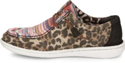Justin Sneakers Womens Serape/Leopard Hazer Canvas Slip-On Shoes -ROPER Shop JST 009 JL173