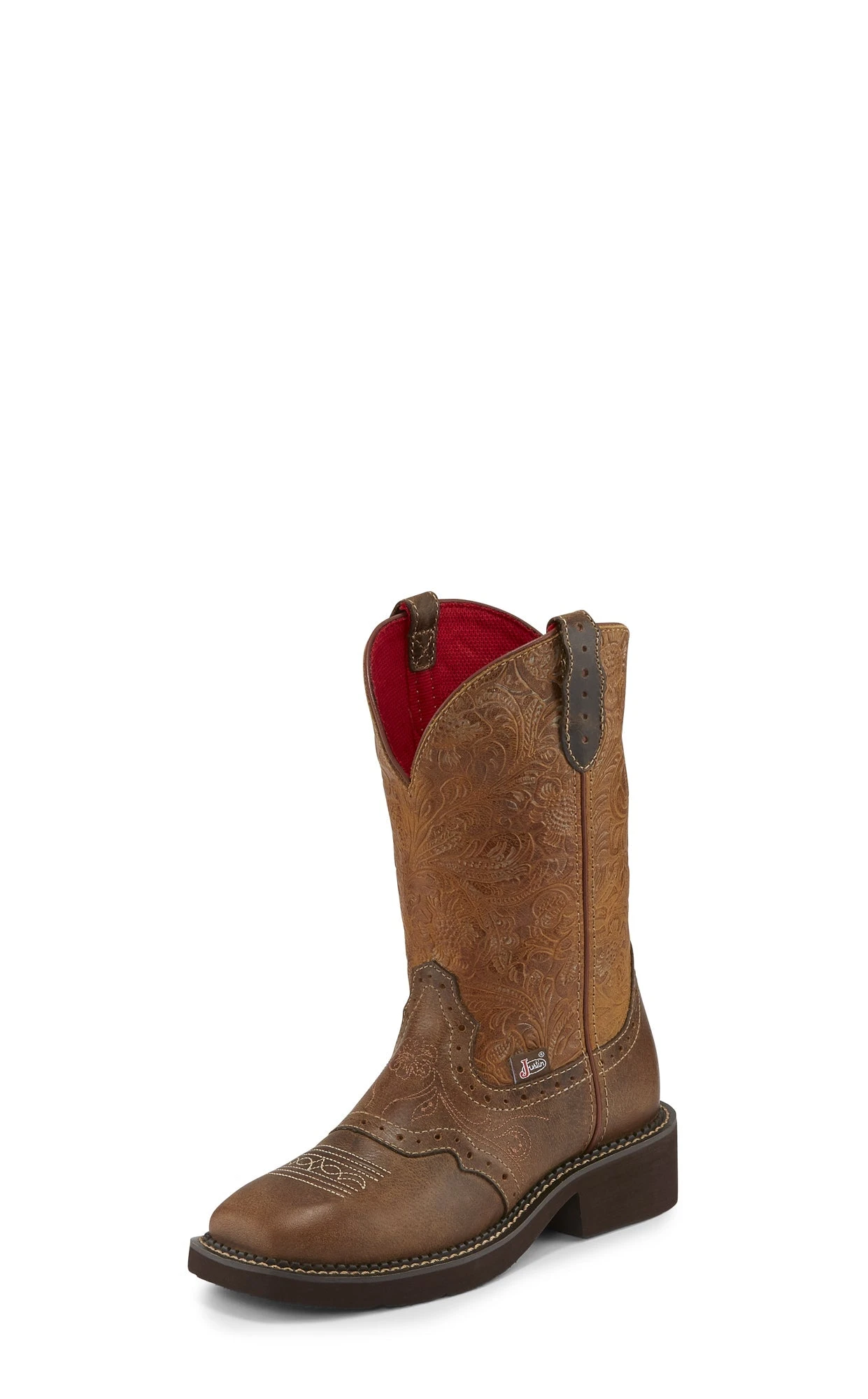 Justin 11in Floral Womens Tan Starlina Leather Cowboy Boots 1 Justin 11in Floral Womens Tan Starlina Leather Cowboy Boots