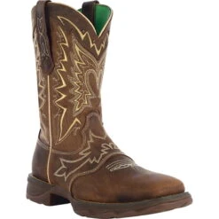 Lady Rebel By Durango Womens Nicotine Leather Let Love Fly Cowboy Boots