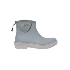 Dryshod Womens Slipknot Ankle-Hi Deck Grey Rubber Boat Boots