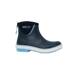 Dryshod Womens Slipknot Ankle-Hi Deck Navy Rubber Boat Boots -ROPER Shop SLN WA NV 003